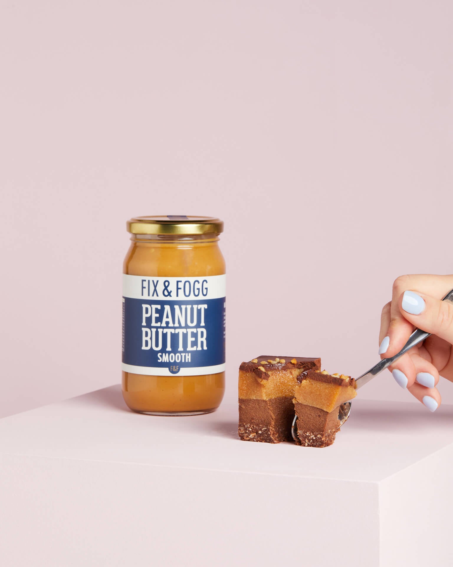 fix and fog peanut butter raw slice