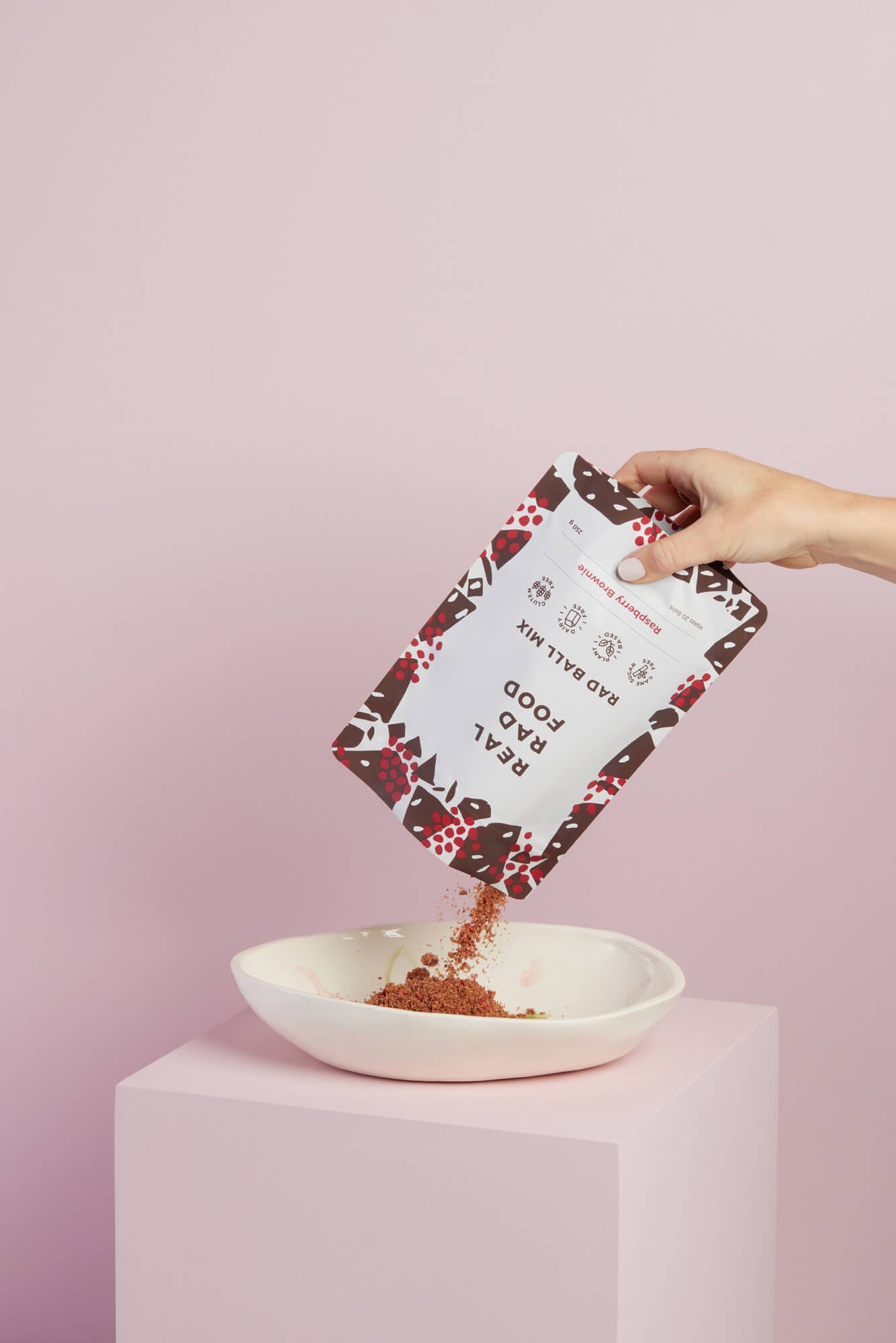 mixing up a rad ball mix